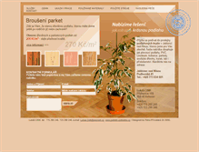 Tablet Screenshot of brouseni-parket.cz